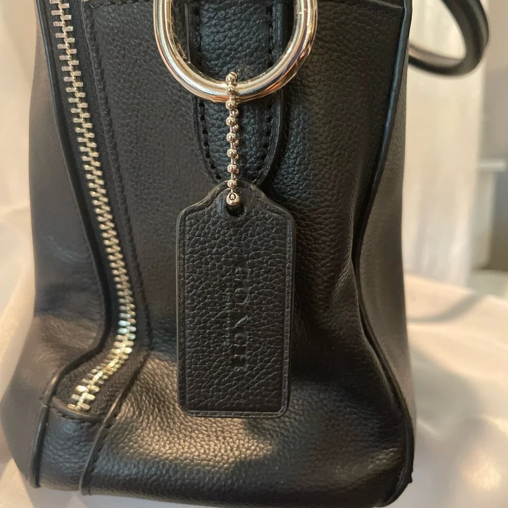 Coach Black Leather Briefcase